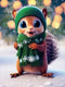 YEEIFFD 5D Squirrel Diamond Painting Kits for Adults, Squirrel Diamond Art Bead Paintings Canvas Resin Rhinestone Diamond DIY Full Drill Round Dia...
