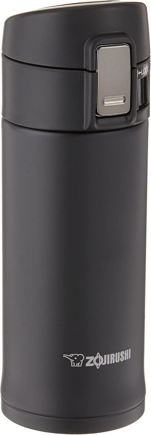 Zojirushi 0.36-Liter Stainless Steel Travel Mug, 12-Ounce, Black...