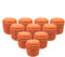 RUTICH 100 PCS Crown Bottle CaPs Decorative Bottle Cap Both Sideds Printed for Hair Bows, DIY Pendants or Craft ScraPbooks Orange…...