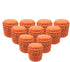 RUTICH 100 PCS Crown Bottle CaPs Decorative Bottle Cap Both Sideds Printed for Hair Bows, DIY Pendants or Craft ScraPbooks Orange…...