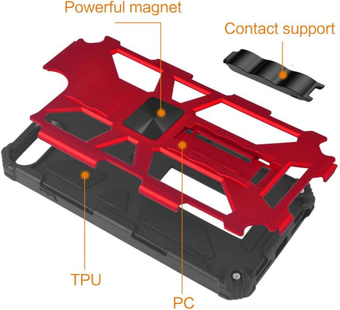 Asuwish Phone Case for iPhone 6plus 6splus 7plus 8plus i 6/6s/7/8 Plus with Tempered Glass Screen Protector Cover and Cell Kickstand iPhone6splus ...