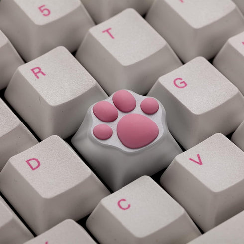 SYA ZOMOPLUS Cute Cat Paw Keycap,Squishy Cat Toes Custom Keycap-1pc Keycap for Mechanical Keyboard,Suitable for Cherry MXGateron Switches-ESC Key ...
