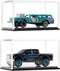 2 Pack Clear Acrylic Hot Wheels Display Case Hotwheels Matchbox 1/64 Scale Toy Model Cars Display Case UV Protect Storage Collectors...
