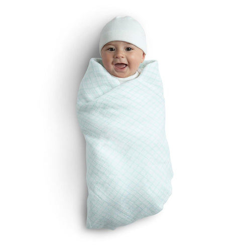 Delta Children 100% Cotton Muslin Baby Receiving Blankets for Girls and Boys – 47x47 Inches (Pack of 2), Sea Life...