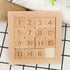 Toddmomy Brain Teasers Toy Wooden Number Slide Puzzle 15 Number Puzzle Slide Game Brain Teaser Sliding Puzzle Math Educational Toys for Kids Boys ...