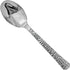 Kaya Shiny Metallic Silver Hammered Disposable Plastic Spoons (Pack of 20) - Durable & Stylish Design - Perfect for Parties & Entertaining...