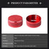 LECART for Jeep Grand Cherokee Accessories 2014-2021 Central Multimedia 4WD Switch Knob Cover Aluminum Alloy Red 1 Pack...