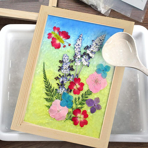 TOYANDONA 4Pcs Wooden Paper Making Screen, Paper Making Mould and Deckle Wooden Paper Making Frame for DIY Paper Crafts (5 x 7)...