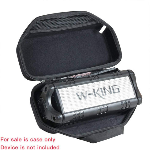 Hermitshell Hard Travel Case for W-King 50W Wireless Bluetooth Speakers (Black)...