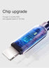 mcdodo Power Off/On Smart LED Auto Disconnect and Auto Recharge Nylon Braided Sync Charge USB Data 4FT/1.2M Cable Compatible with Phone 14/13/12/1...