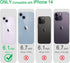 JJGoo Compatiable with iPhone 14 Case Clear, Transparent Shockproof Phone Case, Slim Anti-Scratch Hard PC Back Protective Cover Bumper, Clear...