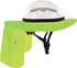 Ergodyne Chill Its 6661 Universal Hard Hat Brim Sun Shade with Neck Flap, Safety Helmet Sun Shield...