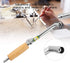 Soldering Injector Torch Welding Nozzle, Wood Soldering Torch with Adjustable Flame Gas Wood Handle Welding Torch Jewelry Making Soldering Tool He...