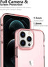 ArtsEvo Shockproof Clear Design for iPhone 13 Pro Max Case, Certified 6.6ft Drop Protection, Raised Edges Protect Camera and Screen, Pink...