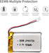 EEMB Lithium Polymer Battery 3.7V 150mAh 401730 Lipo Rechargeable Battery Pack with Wire Molex 1.25mm Connector for Speaker and Wireless Device- C...