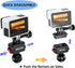 iMESTOU Action Camera Riding Mount with Three-Claw Joint for Gopro Motion Cameras, 1“ Ball Head 360° Adjustable Fits for RAM 1" Ball Bike Phone Mo...
