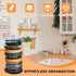 YQL 2Pcs Tumbler Lid Organizer for Cabinet,Space Saving Design Tumbler Lid Holder for Kitchen and Countertops Organization...
