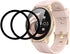 [2 Pack Black Screen Protector Frontier Protective Protector for AGPTEK LW11 Smartwatch...
