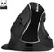 Ergonomic Vertical Mouse: 2.4G Bluetooth Dual Mode Optical Computer Mice,Wireless Rechargeable Mouse with Removable Palm Rest,Compatible with Wind...