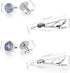 Wynameleri Tie Clip Cufflinks Set for Men, 6 Pcs Necktie Tie Bar Clips Shirts Tuxedo Wedding Gift with Box...
