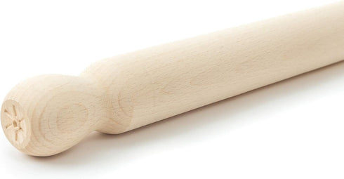Tuuli Kitchen – French Wooden Rolling Pin, Baking Roller for Rolling Out Pizza, Pasta, Puff and Other Doughs, 40 x 4 cm...