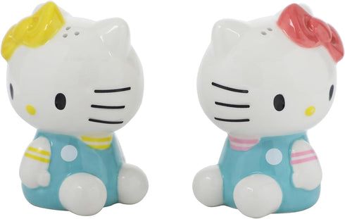 Hello Kitty Set of Ceramic Salt and Pepper Shakers...