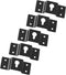 uxcell 5 Pcs Wall-Mounted Speaker Hanging Brackets, 7cm Long Speaker Mounting Clothing Rack Iron Hanger Plate Accessories for Surround Sound Box A...