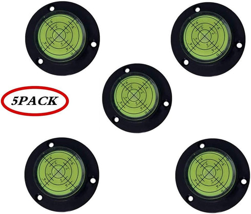 50X13mm spirit level tool Round spirit level bubble calibration bubble level level Bubble Level Spirit l Measuring Instruments Tool(5packs)...