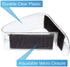 Rehabilitation Advantage Clear Plastic Utensil Holder...
