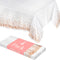 Prestee Rose Gold Plastic Table Cloth Disposable, 4 Pack - 54x108 Inch Rectangle Tablecloths for Wedding and Party - Heavy-Duty, Waterproof Table ...