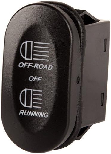 Rugged Ridge Rocker Switch | Thermoplastic Olefin (TPO), Black | 17235.11 | Fits zNONE...