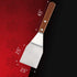 Homi styles Cookie/Brownie Spatula Small Metal Spatula With Merbau Wooden Handle | Heavy Duty Stainless Steel Flipper With Beveled Edges | Small S...