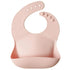 mushie Silicone Baby Bib | Adjustable Fit Waterproof Bibs (Blush)...