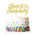 Gold Glitter Happy Anniversary Cake Topper Wedding Anniversary Company Anniversary Birthday Party Decoration Supplies Celebration Party...