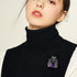 2Pcs Crystal Insect Brooch Beetles Brooches Pin Fashion Brooch For Women Pins Scarf Clip Jewelry Broach Purple Blue...