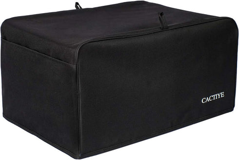 Toaster Oven Dust Cover with Accessory Pockets Compatible with Hamilton Beach 6 Slice of Toaster Oven (BLACK?19 x 14 x 10 inches)...