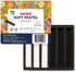 HA SHI Charcoal Sticks for Professional Artists, Square Non-Toxic Art Supplies, Dry Pastels Set, 6 Long Sticks (White & Black)...