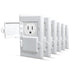 Outlet Covers Baby Proofing - 6 Pack Baby Proof Safety Electric Plug Covers - for Duplex Outlets - Easy Install...