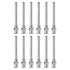 12pcs 10Gauge Stainless Steel Dispensing Needles, 1 1/2" All Metal Glue Needle Tube Blunt Tips Luer Lock for Thick Liquids, Ink, Glue, Lab Use...
