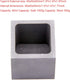 Graphite Ingot Mold, High Purity Refining Graphite, Melting Casting Mould for Gold Silver Aluminum Copper Brass Zinc Plumbum and Alloy Metals (1.9...
