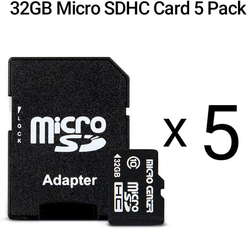 INLAND Micro Center 32GB Class 10 MicroSDHC Flash Memory Card with Adapter for Mobile Device Storage Phone, Tablet, Drone & Full HD Video Recordin...