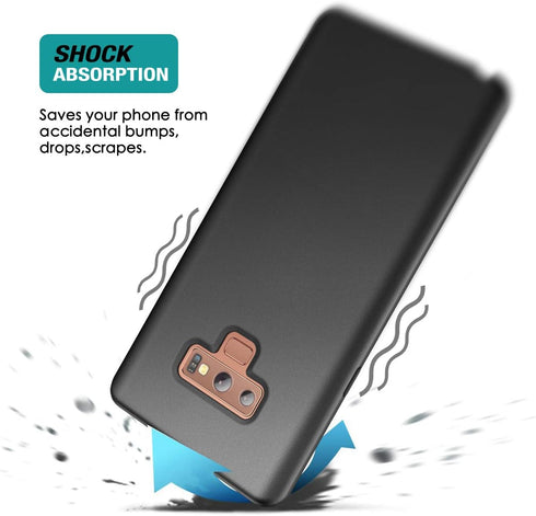 SURITCH Case for Samsung Galaxy Note 9,?Built in Screen Protector??Support Wireless Charging? Soft TPU Back Cover+PC Bumper Full Body Protective C...