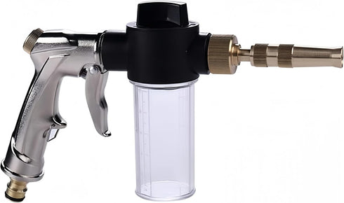 High Pressure Washer Gun Kit with Foam Cannon, 4 Nozzle Tips & Extension Wand-Versatile Water Spray Gun for Car Wash Garden Hose with Soap Dispens...