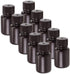 uxcell Plastic Lab Chemical Reagent Bottle 25ml/0.85oz Small Mouth Sample Sealing Liquid Storage Container Brown 10pcs...