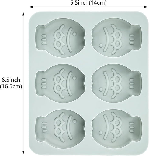 2 Pcs Fish Shaped Silicone Molds Chocolate Candy Fondant Mold Cake Resin Molds Cookie Jello Ice Cube Mold Tray Kitchen Baking Tools for Cake Decor...
