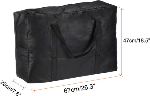 PATIKIL 26" Camp Chair Replacement Bag, Oversize Storage Duffle Bag Waterproof Moving Bag with Zipper Foldable Canvas Tote Bag for Travel Camping,...