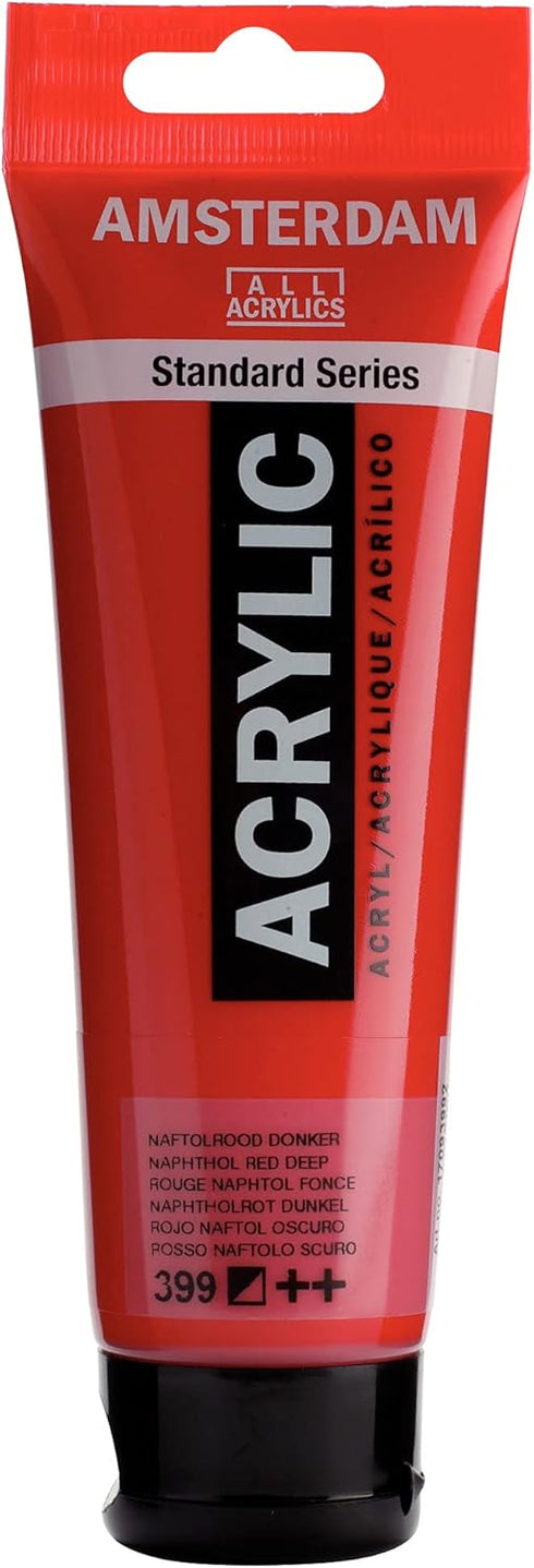 Amsterdam Standard Series Acrylic Tube 120ml Naphthol Red Deep 399 (17093992)...