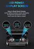 Acuvar Fully Wireless Bluetooth 5.0 Rechargeable IPX7 Waterproof Earbud Headphones w Microphone, 2000mAh USB Smart Dual Charging Case/Stand Surrou...