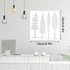 8 Pcs Pine Trees Stencils,Reusable Trees Template Large Tree Stencil for Painting Wall Wood Window Furniture Fabric Canvas Home Decor Supplies Art...