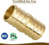 JUWO 3/4" PEX Coupling, PEX Fitting for Plumbing Repairs, Sturdy and Durable Brass Crimp Fitting (5 Pack)...
